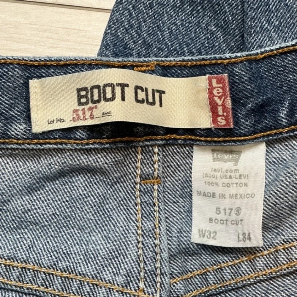 Levi's 517 Bootcut Jeans Mens 32x34 Blue PreLoved